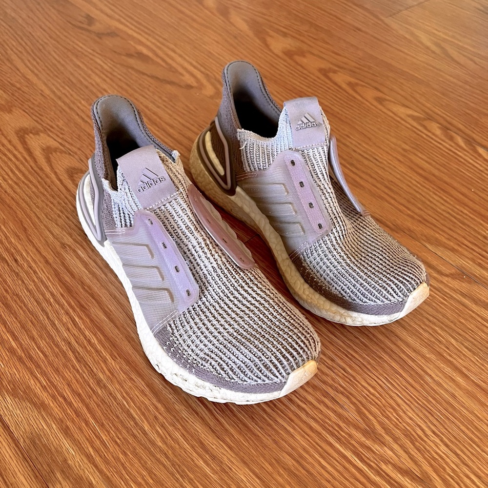 Adidas Ultraboost 19 purple sneakers